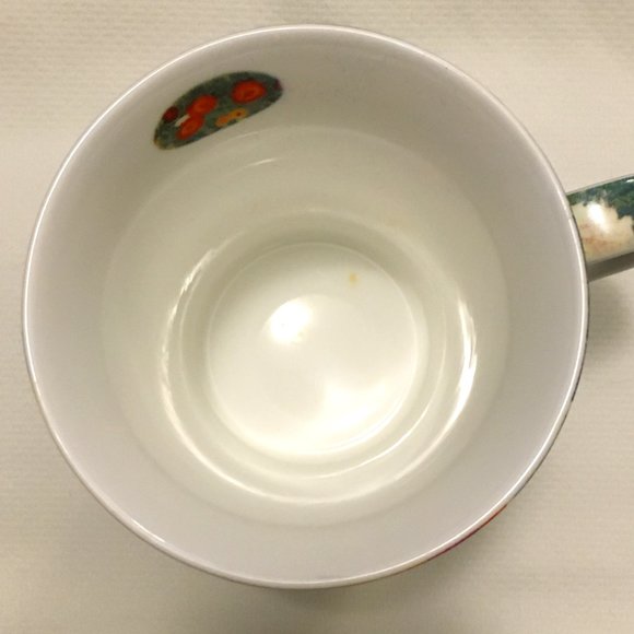 Gustav Klimt's 'Flower Garden' McIntosh Fine Bone China Mug - Picture 7 of 9